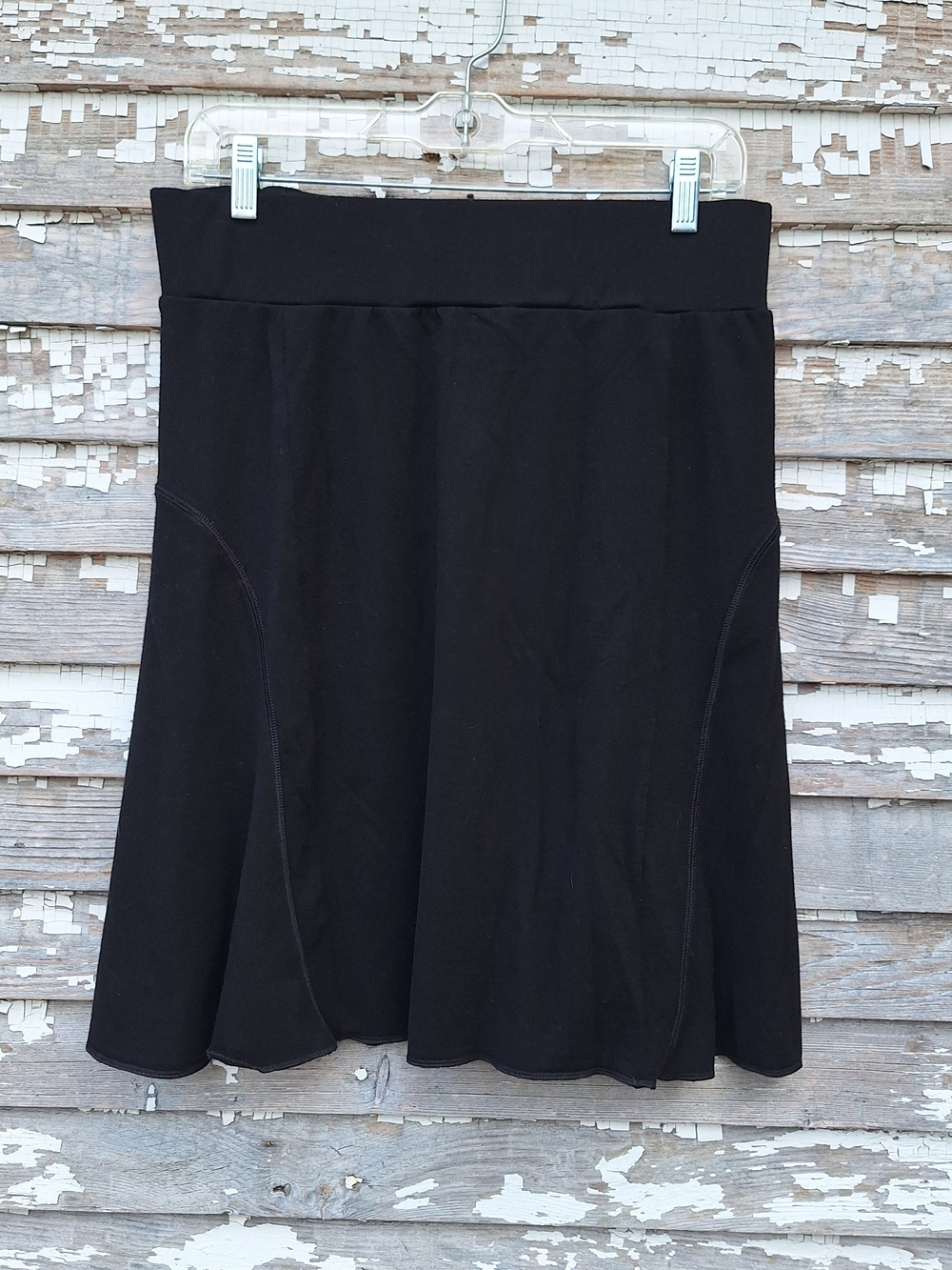 Smartwool Black A-Line Flared Skirt Size Large